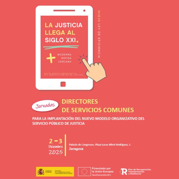 JORNADAS DE DIRECTORES DE SERVICIOS COMUNES PARA IMPLANTACION MODELO ORGANIZATIVO SPJ  2025
